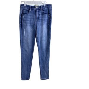 Democracy Denim Jeans Skinny‎ AB Solution Distressed Light Blue Women Size 6